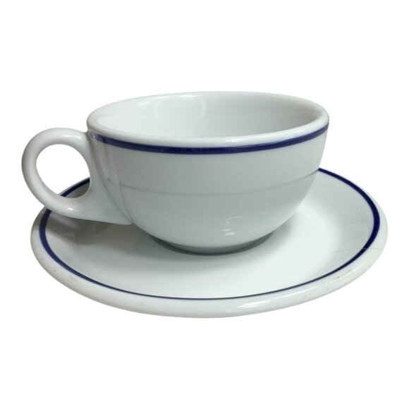 VNTG 1994 Starbucks Rosanna Imports Ceramic Espresso Cup & Saucer Cherub Design - Picture 12 of 15